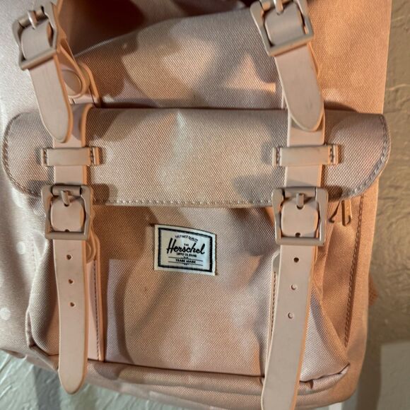 Herschel Supply Co. Little America Backpack Polka Dot Pink - Picture 2 of 11
